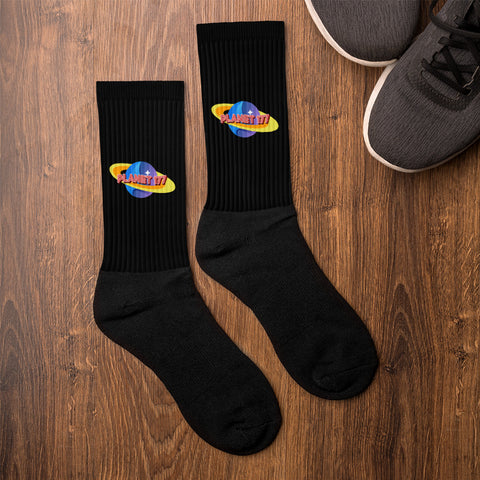 Planet 177 Embroidered Socks
