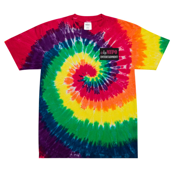 MUPO Entertainment Oversized Tie-Dye T-shirt