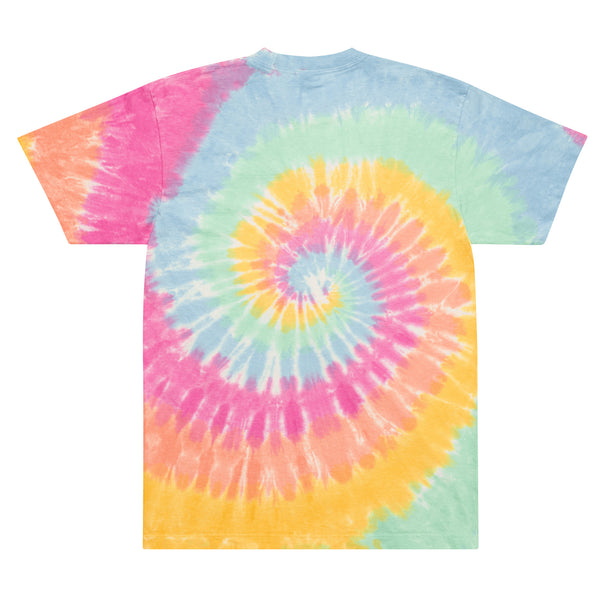 MUPO Entertainment Oversized Tie-Dye T-shirt