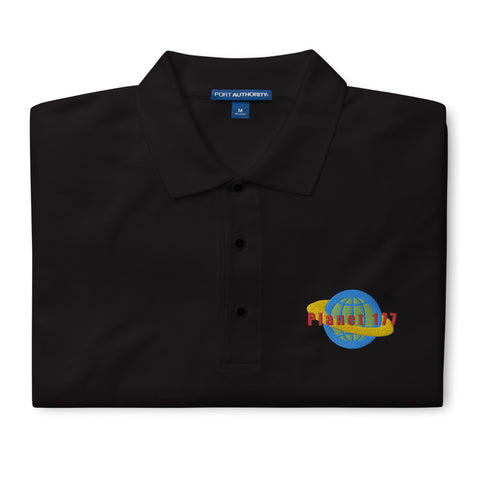 Planet 177 Embroidered Polo Shirt