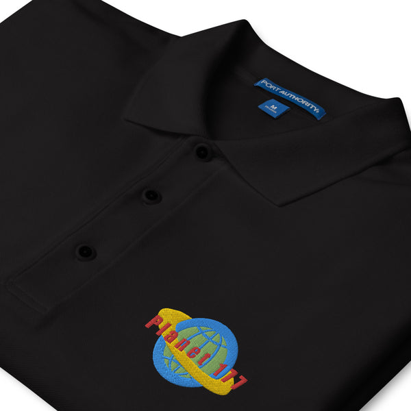 Planet 177 Embroidered Polo Shirt