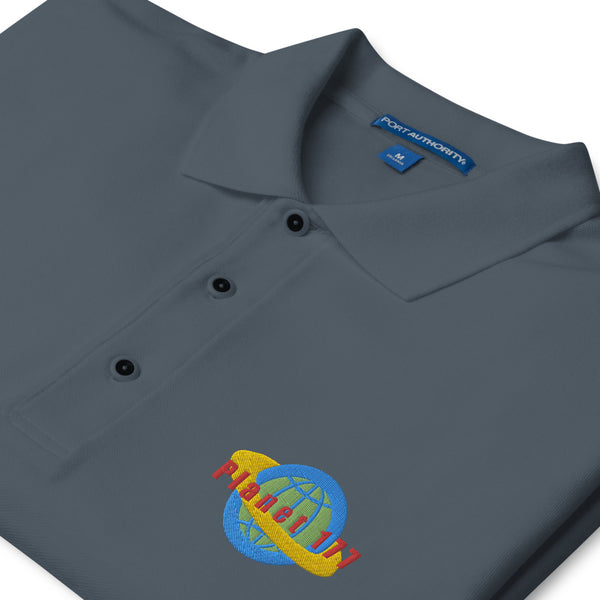 Planet 177 Embroidered Polo Shirt
