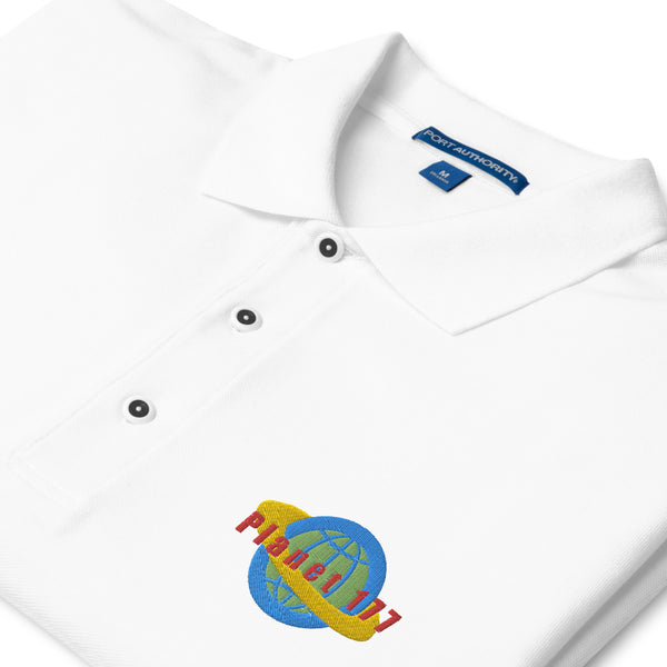 Planet 177 Embroidered Polo Shirt
